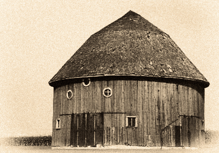 Brunswick Roundbarn - plate