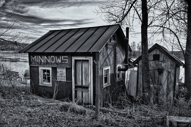 Minnow Shack-B&W