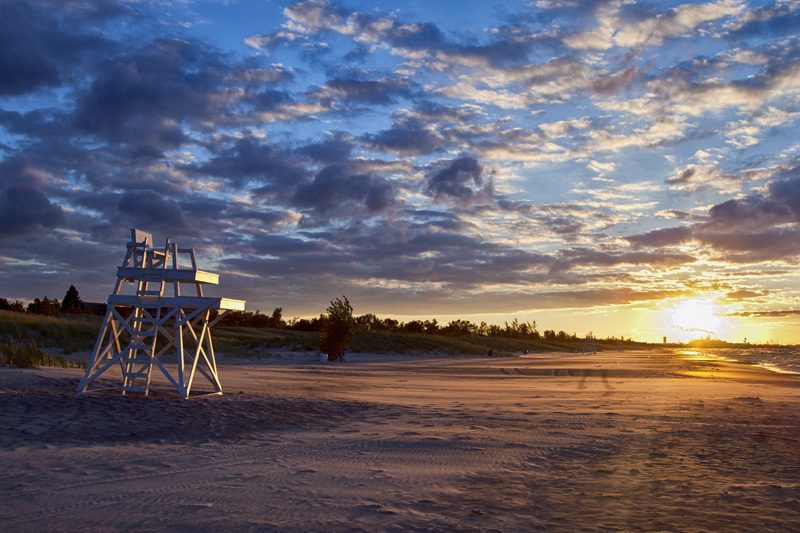 Marquette Park Beach "Summer's End"