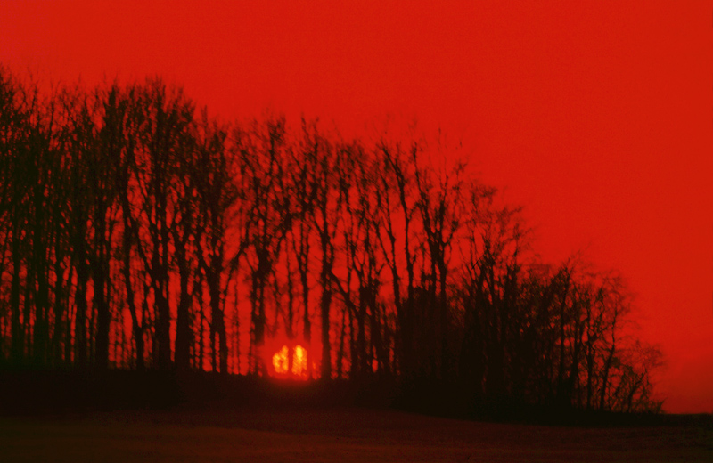 Red Wisconsin Sun