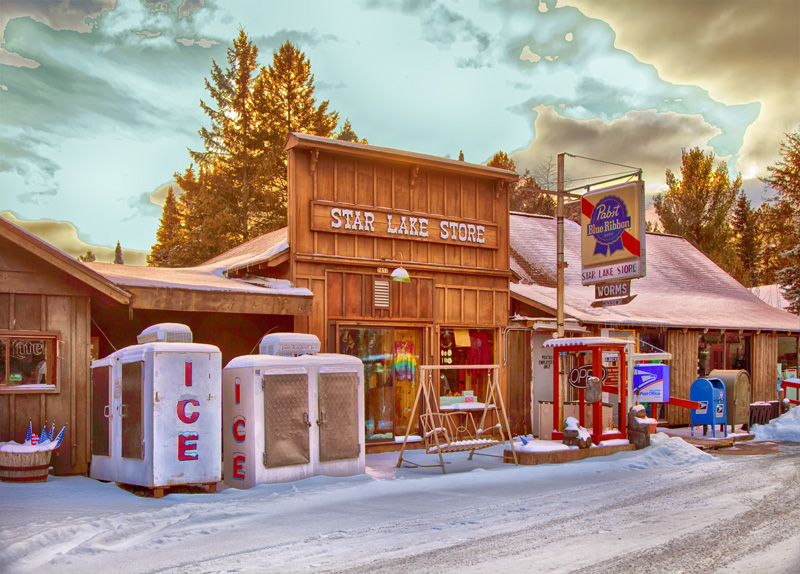 Star Lake Store-Photo Illustration