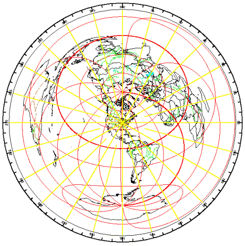 WB9FQS equidistant projection